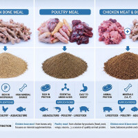 Comparison of Poultry Meal, Chicken Bone Meal and Chicken Meat & Bone Meal